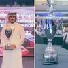 تتويج بطل سباقات الاوتوكروس السعودي عبدالله الدوسري بلقب بطل الموسم في فئته