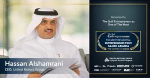 حسن بن محمد الشمراني -  الرئيس التنفيذي لمجموعة المتحدة للسيارات يحصل على جائزة أفضل رئيس تنفيذي مؤثر لعام 2023 في المملكة العربية السعودية