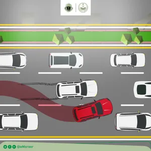 "المرور": المُراوغة بين السيارات يسبب الحوادث ويعد مخالفة..وهذه غرامتها