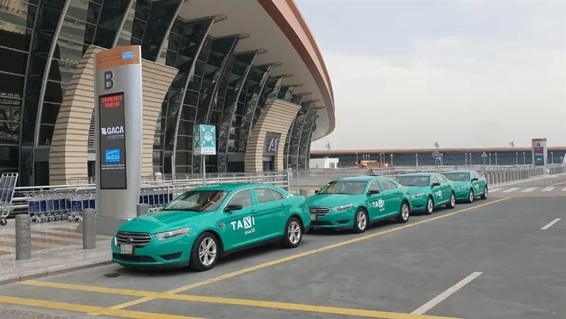 تدشين مركبات الأجرة المتطورة الجديدة في مطار الملك خالد بالرياض